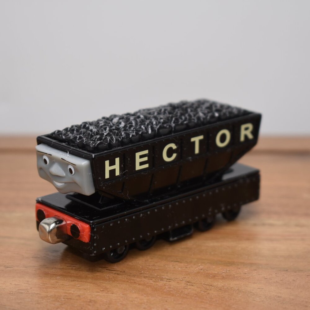 HECTOR Coal Hopper Thomas & Friends Diecast Take N Play Along Train Tank Engine